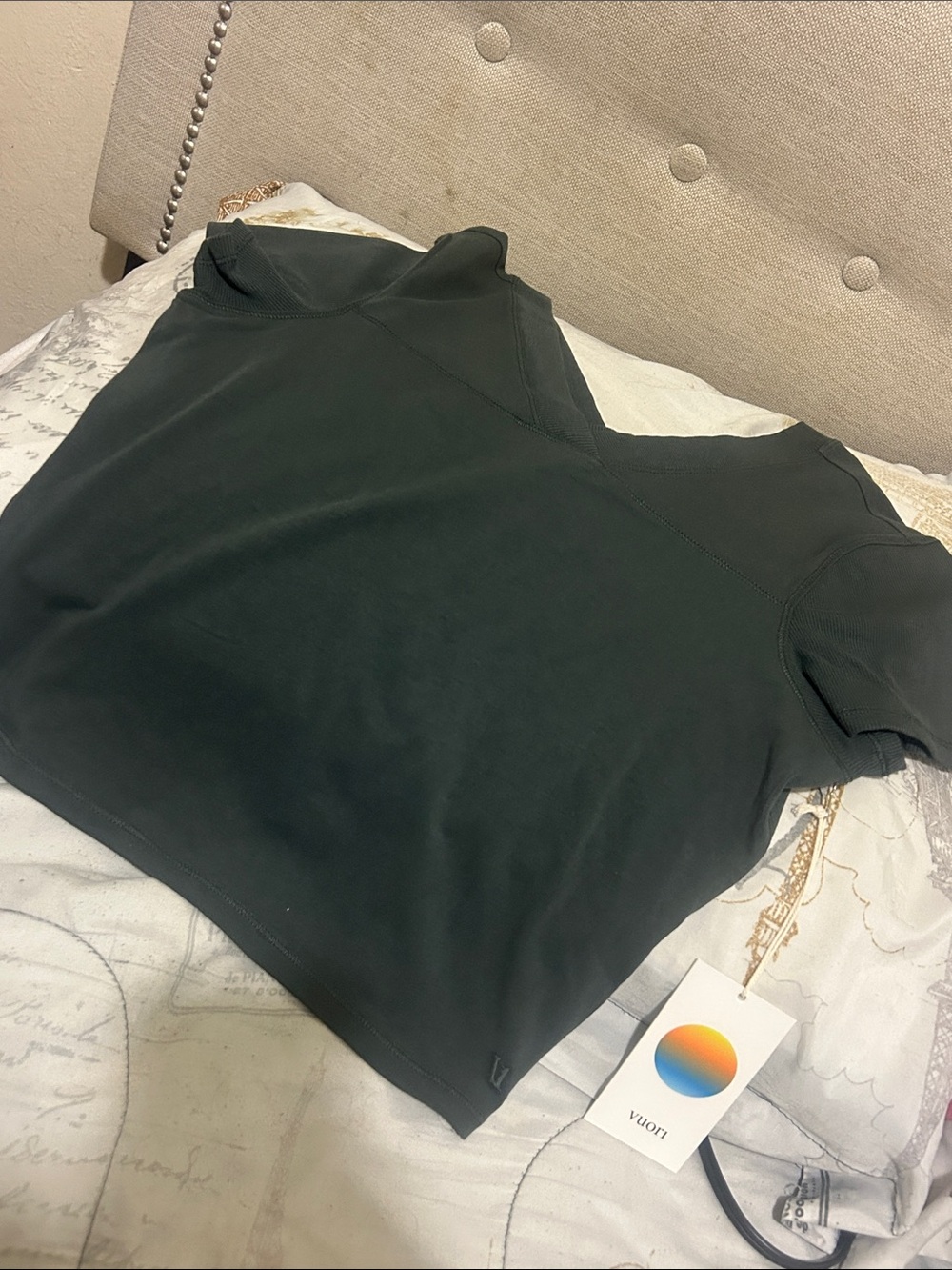 Vuori Women's Forest Green Short Sleeve Tee